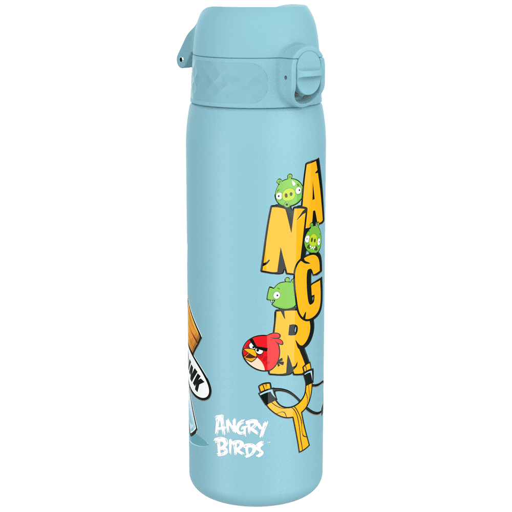 Levně ion8 Leak Proof nerezová láhev Angry Birds Angry, 600 ml