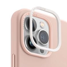 UNIQ UNIQ Lino Hue silikonový kryt iPhone 14 Pro, šedý Růžová