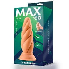 INTOYOU Max&Co Felix 5.9″ (15 cm) Adaptable Butt Plug (Flesh), anální kolík vrut