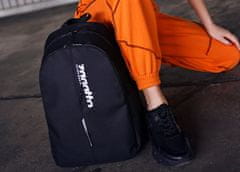 ZAGATTO Pánský sportovní batoh černý, unisex školní batoh, dvoukomorový batoh pro mládež 30L, lehký a prostorný městský batoh pro ženy a muže, pojme formát A4, 40x30x25 / ZG697