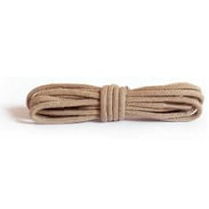 Kaps Tenké kulaté béžové bavlněné tkaničky do bot délka 45 cm