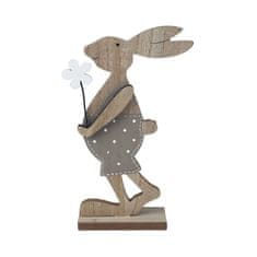 Morex Velikonoční zajíček, dřevěná dekorace 22 cm