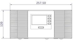 Adler Záložní zdroj UPS ADLER CO-Sinus-UPS-1000W / 12V-LCD, čístý sinus