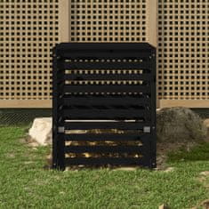 shumee vidaXL Composter Black 82,5x82,5x99,5 cm Masivní borovicové dřevo