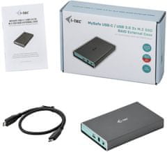 I-TEC MySafe USB-C / USB 3.0 pro 2x M.2 SSD