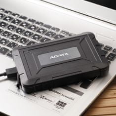 Adata ED600 externí box, 2,5" - USB 3.1, černá