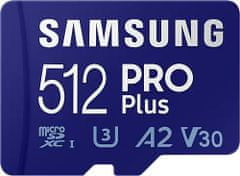 PRO Plus (2021) SDXC 512GB UHS-I U3 (Class 10) + adaptér (MB-MD512KA/EU)