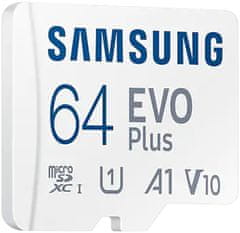 EVO Plus SDXC 64GB UHS-I (Class 10) + adaptér (MB-MC64KA/EU)
