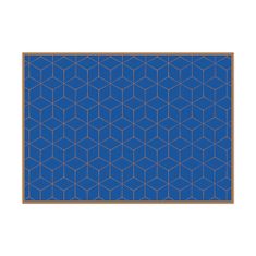 Jansen Display Prostírání Hexagon modrohnědý - sada 6ks