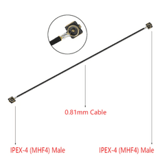 MXM Kabelová redukce IPEX-4 (u.FL) Male / IPEX-4 (u.FL) Male