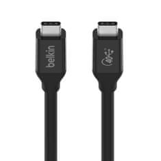 Belkin USB4 kabel 100W, 0,8m, černý, INZ001bt0.8MBK