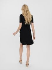 Vero Moda Dámské šaty VMHAYA Regular Fit 10265446 Black (Velikost XXL)