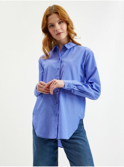 Jacqueline de Yong Modrá dámská pruhovaná košile JDY Ella