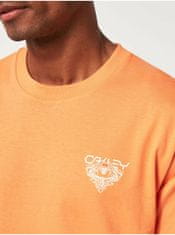 Oakley Oranžové pánské tričko s potiskem na zádech Oakley M