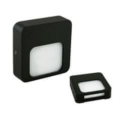LED svítidlo Ursa S, 1,5W, 3000K, IP65, černá barva