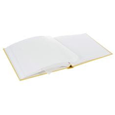 Goldbuch Klasické šité fotoalbum na fotografie na růžky 60 stran 30 bílých papírových listů Hanf Sun Light