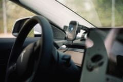 Verbatim FWC-02, rychlonabíjecí Qi bezdrátový držák do auta s automatickou fixací telefonu, černá