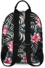 ZAGATTO Dámský malý městský batoh s květinovým vzorem, jednokomorový dívčí batoh, prostorný a lehký, nastavitelné popruhy, pojme formát A4, stylový batoh pro každodenní nošení pro ženy, 33x28x11 / ZG679