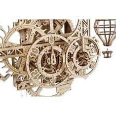 UGEARS 3D mechanický model - Aero Clock, Nástěnné hodiny