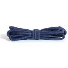 Kaps Tenké kulaté modré bavlněné tkaničky do bot délka 45 cm