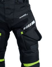 Cappa Racing Kalhoty moto pánské FIORANO textilní černé/zelené 3XL