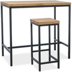 CASARREDO Barový stůl METRO dřevo/kov