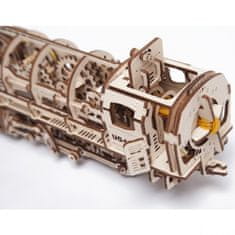 UGEARS 3D mechanický model - Lokomotiva parní s tendrem