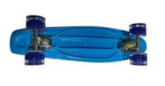 Aga Frisbee skateboard LED kolečka modrá