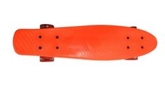 Aga Frisbee skateboard LED kolečka oranžová