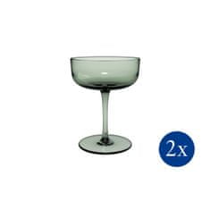 Villeroy & Boch Sada širokých sklenic na šampaňské z kolekce LIKE GLASS SAGE, 2 ks