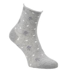 Zdravé Ponožky zdravotní jednobarevné ruličkové ponožky bez gumiček s jemným vzorečkem 6104223 4-pack, 39-42