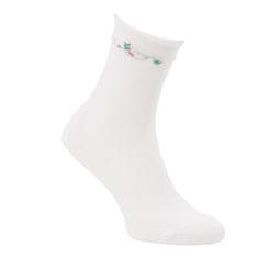 zdravotní jednobarevné bambusové ruličkové ponožky bez gumiček 614723 4-pack, 39-42