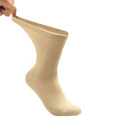 Zdravé Ponožky bavlněné extra volné a široké diabetické ponožky 3112523 2-pack, béžová, 39-42