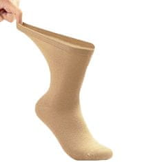 Zdravé Ponožky bavlněné extra volné a široké diabetické ponožky 3112523 2-pack, tělová, 39-42