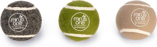 Beeztees Beeztees Minus One Hračka pro psy tenisový míček 3ks průměr 6cm