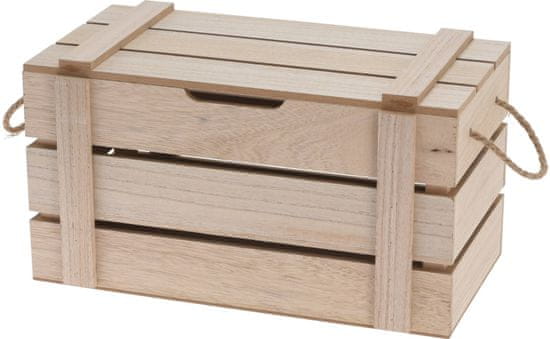 Home&Styling Dřevěná krabička s víkem
