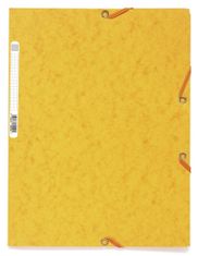 Exacompta Spisové desky s gumičkou A4 prešpán 400 g/m2 - tmavě žluté