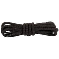 Kaps Okrúhle černé bavlněné tkaničky do bot délka 60 cm