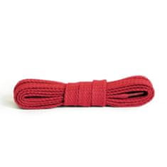 Kaps Ploché červené bavlněné tkaničky do bot délka 75 cm