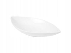 DAJAR Porcelánová salátová mísa ve tvaru lodičky bílá 26 cm Salsa