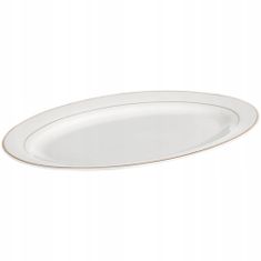 DAJAR Oválný porcelánový talíř bílý 30,5 cm