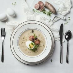 DAJAR Porcelánový talíř na polévku bílý 23 cm
