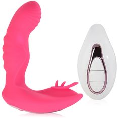 XSARA Samonosný vibrátor do vagíny a na klitoris voděodolný masažér na dálkové ovládání - 71930623