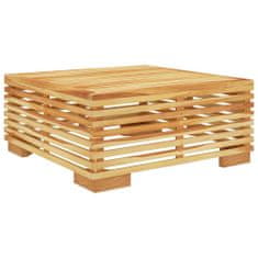 Greatstore Konferenční stolek 69,5 x 69,5 x 31 cm masivní teakové dřevo