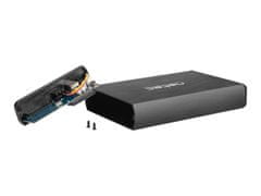 Natec Externí box pro HDD 3,5" USB 3.0 Rhino, černý, včetně napájecího adaptéru