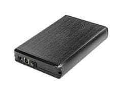 Natec Externí box pro HDD 3,5" USB 3.0 Rhino, černý, včetně napájecího adaptéru
