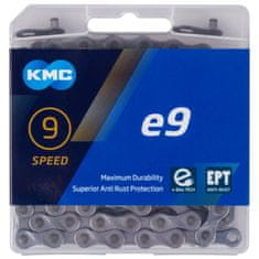 KMC řetěz E9 EPT stříbrný 136čl. BOX pro e-bike