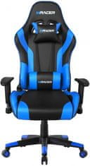 Mercury Herní židle MRacer koženka, černo-modrá