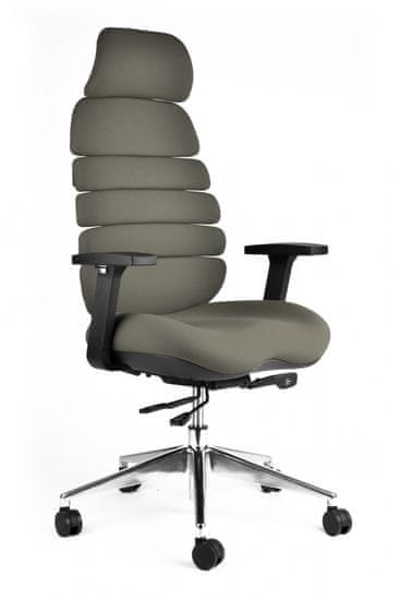 Mercury kancelářská židle SPINE tmavě šedá s PDH
