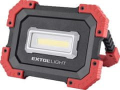Extol Light LED reflektor (43272) 1000lm, USB nabíjení s powerbankou, Li-ion